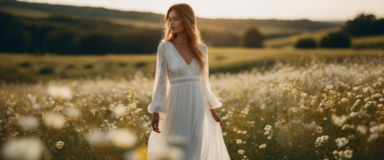 Robe Bohème Longue Blanche : Top 18 Modèles